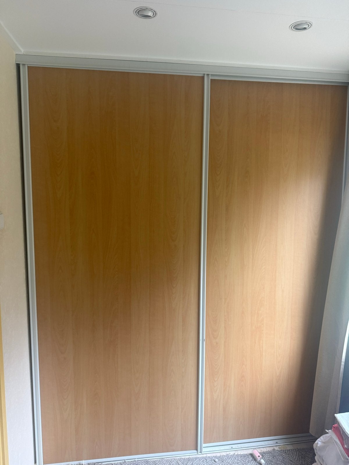 Schuifdeuren (exclusief kast), Ophalen, Met plank(en), Gebruikt, 200 cm of meer