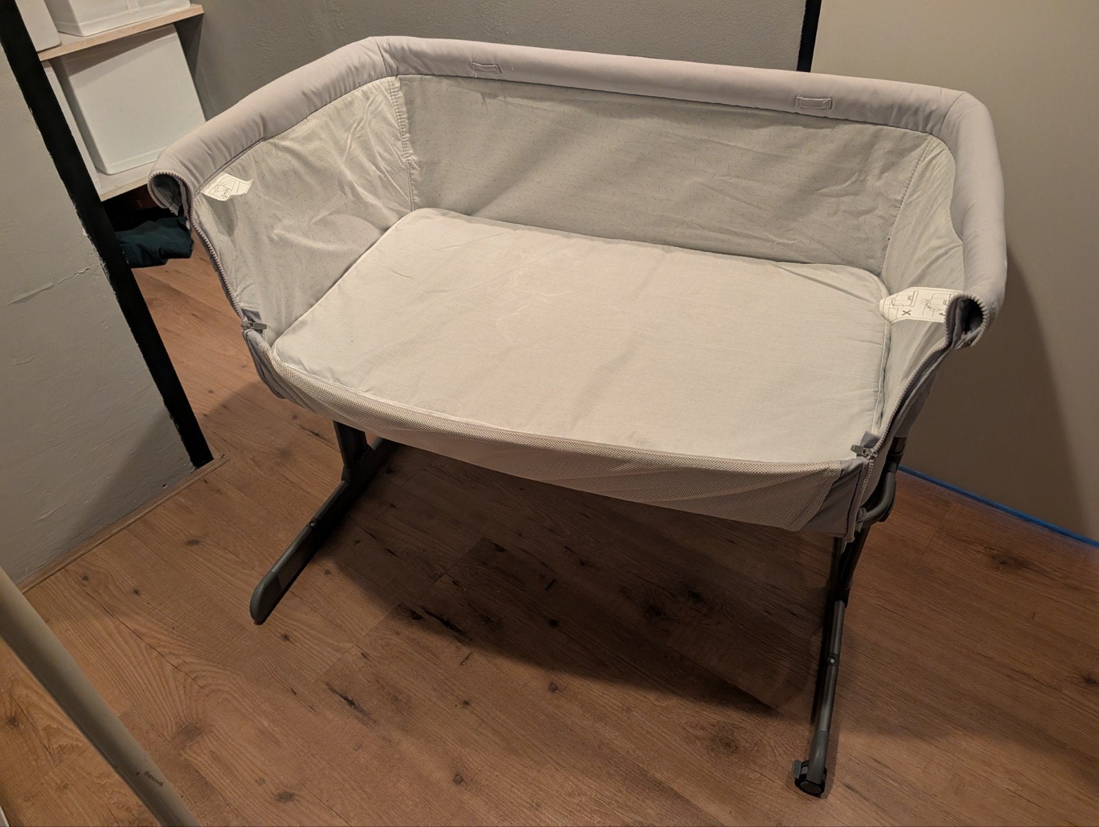2x Chicco Next2me Co-sleeper voor tweelingen + beddengoed, Ophalen, Zo goed als nieuw, Wieg