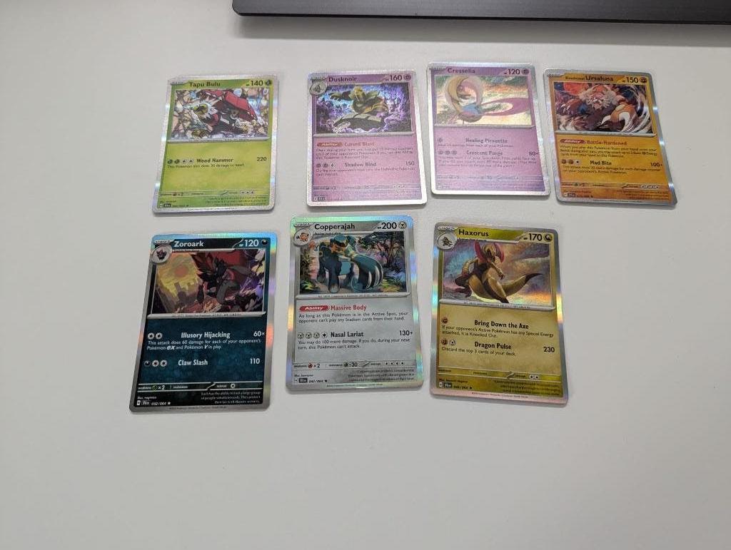 Shrouded Fable complete set common + standaard holo's, Ophalen of Verzenden, Nieuw, Meerdere kaarten, Foil
