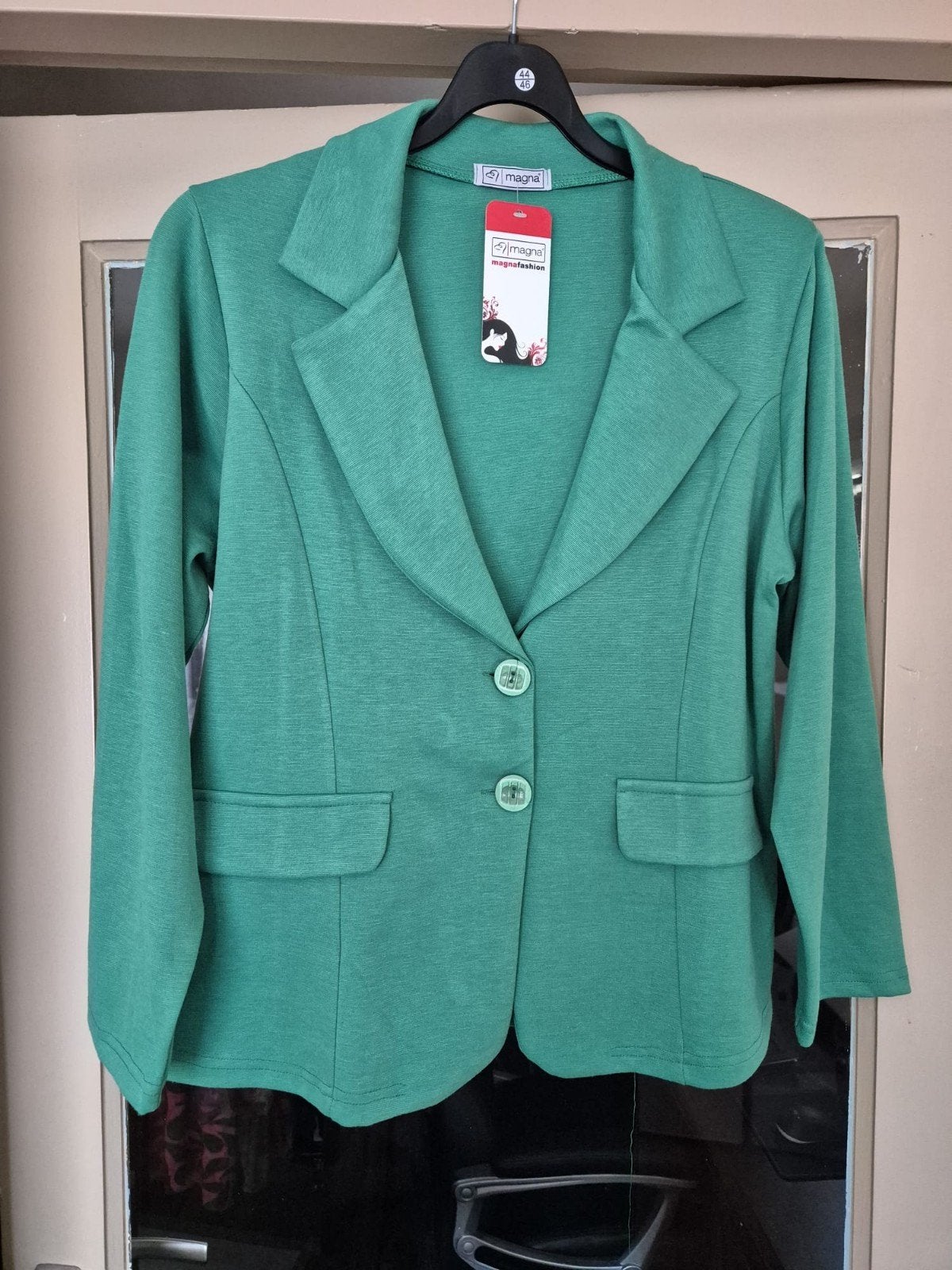 Magna colbert, Kleding | Dames, Ophalen of Verzenden, Nieuw, Maat 42/44 (L), Groen