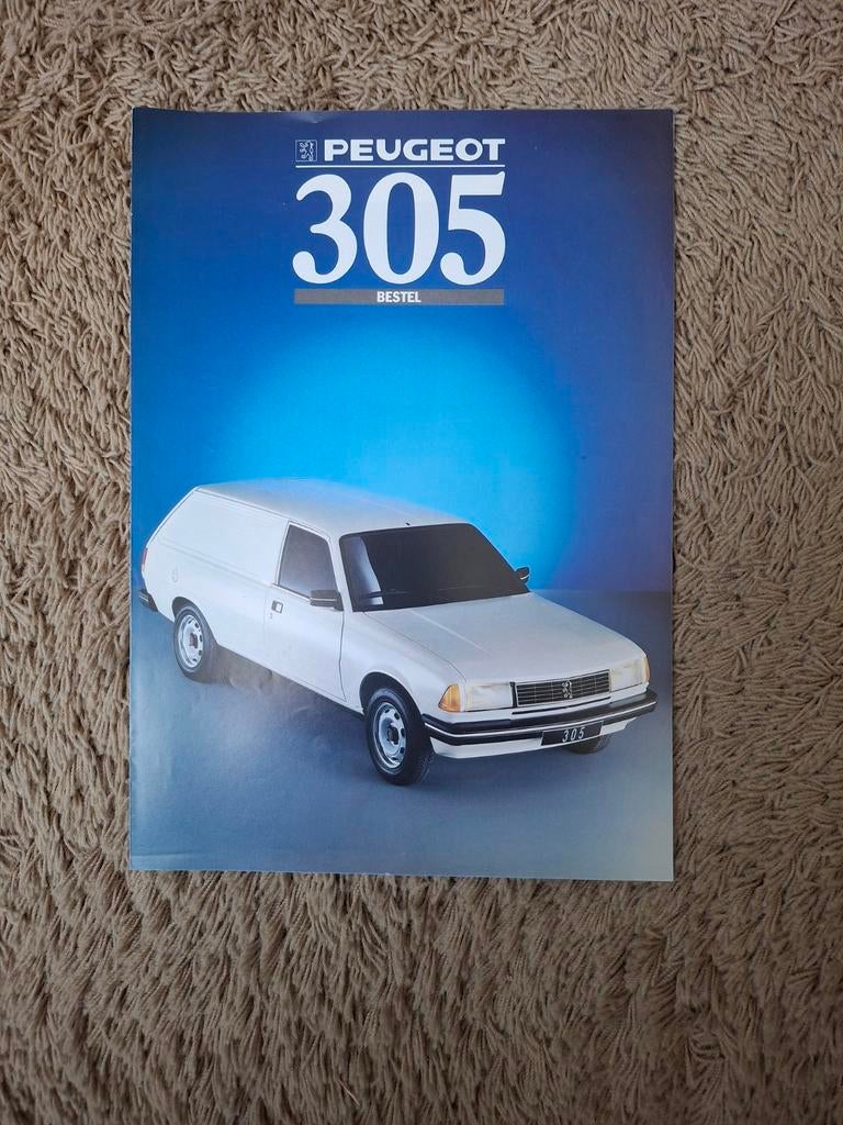 Autofolder Peugeot 305 bestel, Verzenden, Zo goed als nieuw, Peugeot