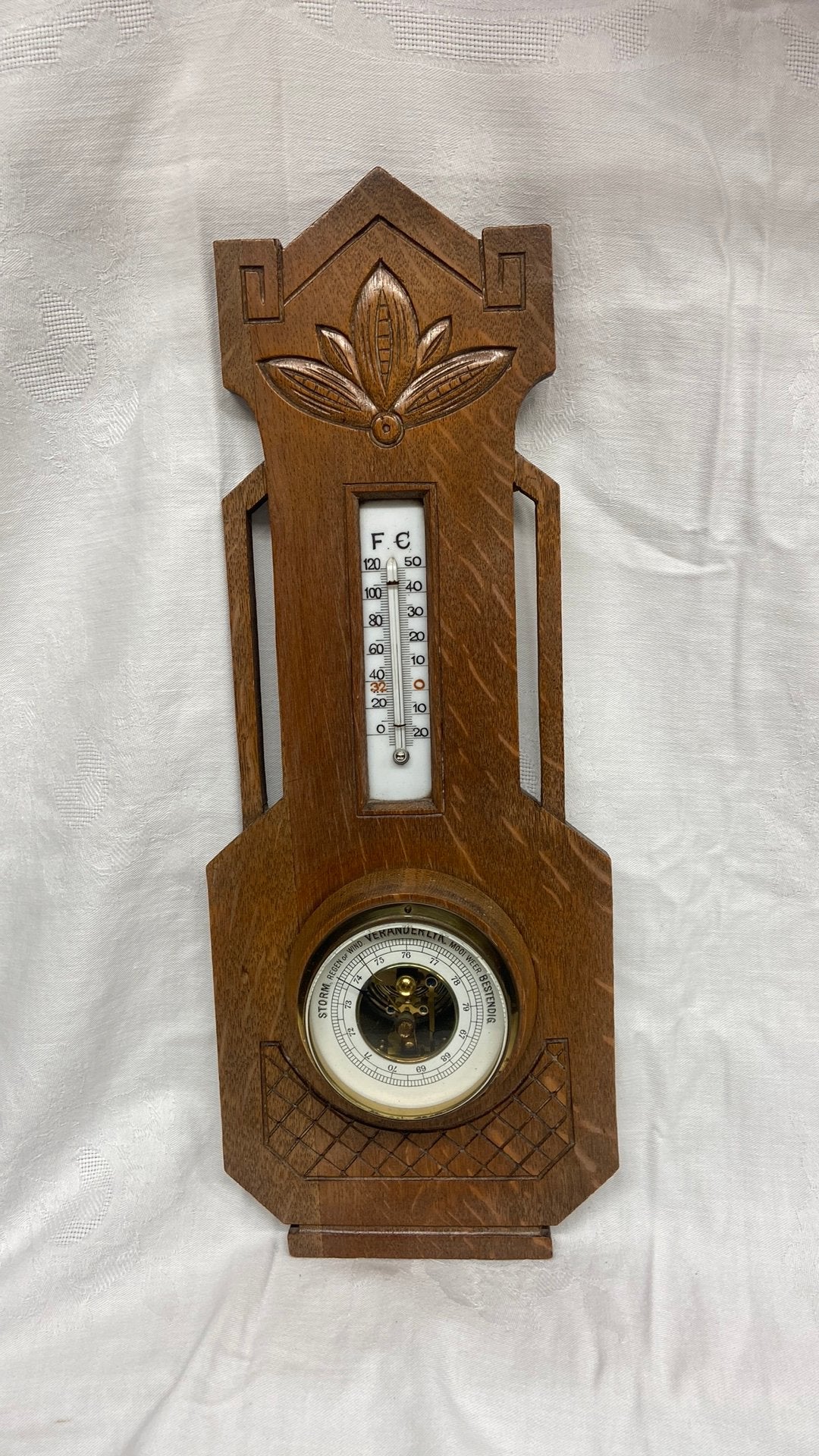 Antieke barometer, Ophalen of Verzenden, Zo goed als nieuw