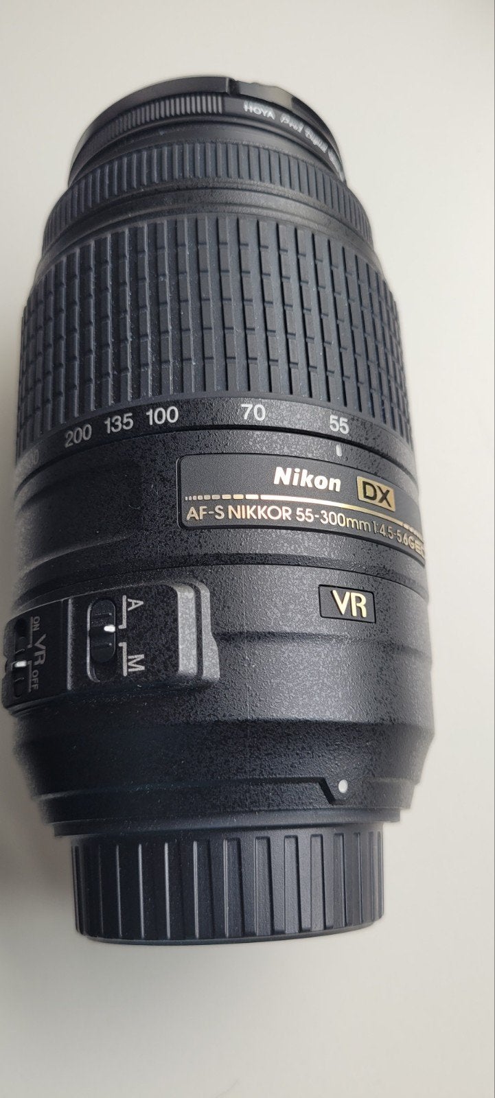 Nikon AF-S Nikkor 55-300mm f/4-5.6G ED DX VR lens, Gebruikt, Autofocus, Nikon, Nikon F-mount