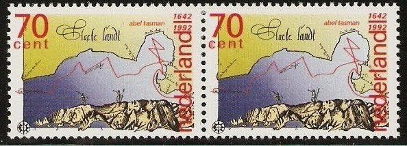 Nederland 1520 paartje h Abel Tasman., Verzenden, Postfris