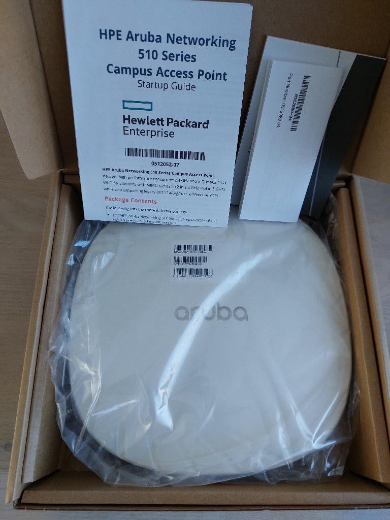 Aruba AP-515 WiFi 6 indoor access point, Computers en Software, Accesspoints, Zo goed als nieuw, Ophalen of Verzenden