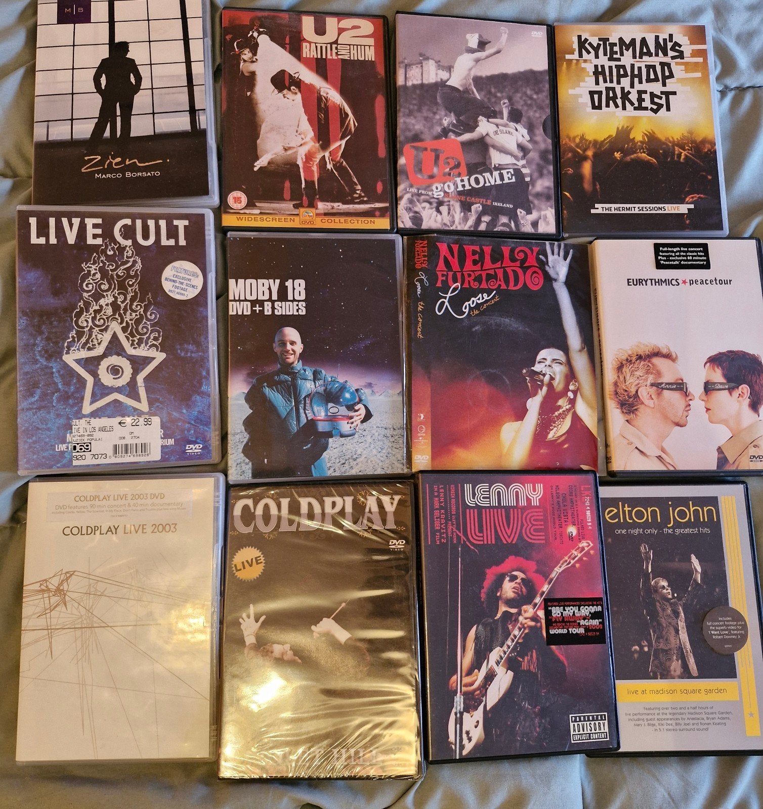 Diverse DVD Collectie: Muziek en Concerten, Alle leeftijden, Ophalen, Gebruikt