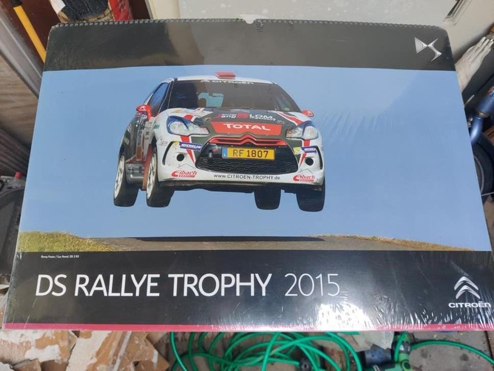 Nieuwe kalender (in plastic folie) van 2015 Citroen DS Rally, Ophalen of Verzenden