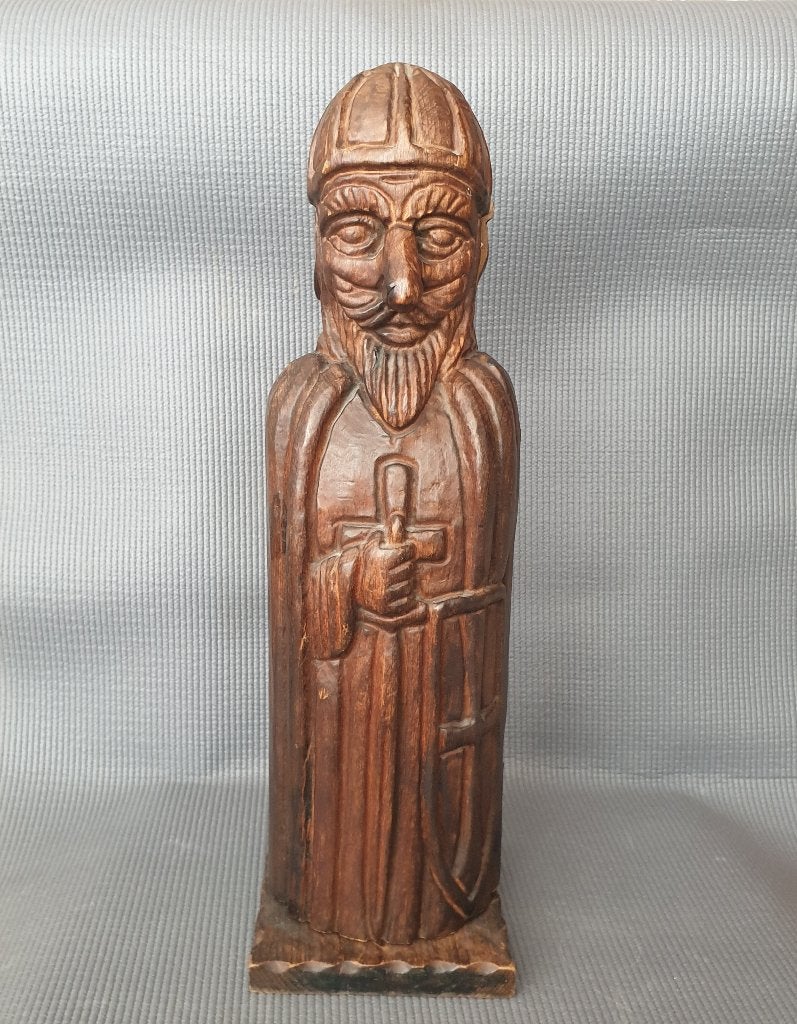 Speelse 'Ridder'-flessenhouder of kastje met wijn flesje, Antiek en Kunst, Ophalen of Verzenden