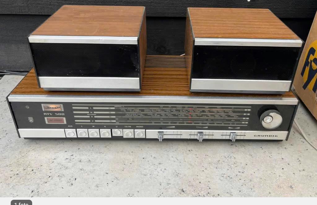 Grundige RTV 500 radio jaren 70, Ophalen of Verzenden