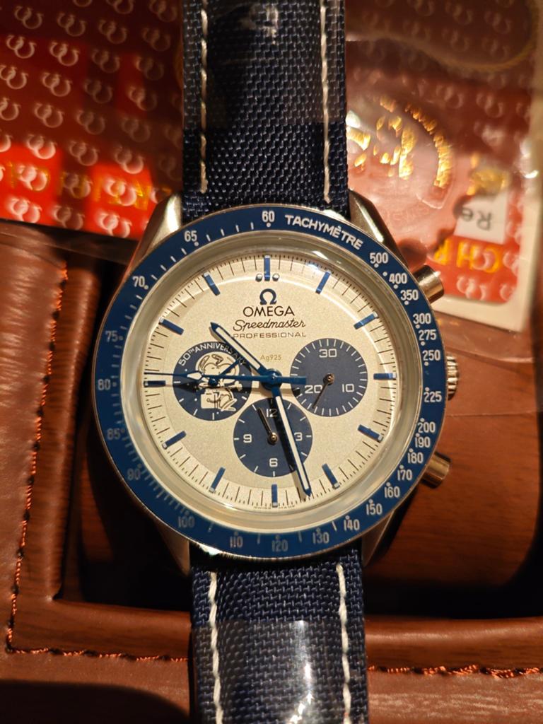 Omega Snoopy automatic, Sieraden, Tassen en Uiterlijk, Horloges | Heren, Ophalen of Verzenden, Nieuw, Staal, Omega