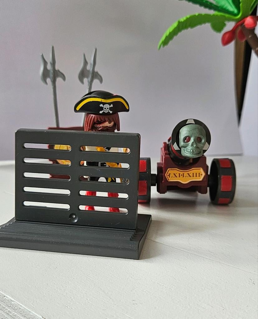 Playmobil 6163 piraat met kanon, Ophalen of Verzenden, Gebruikt, Complete set