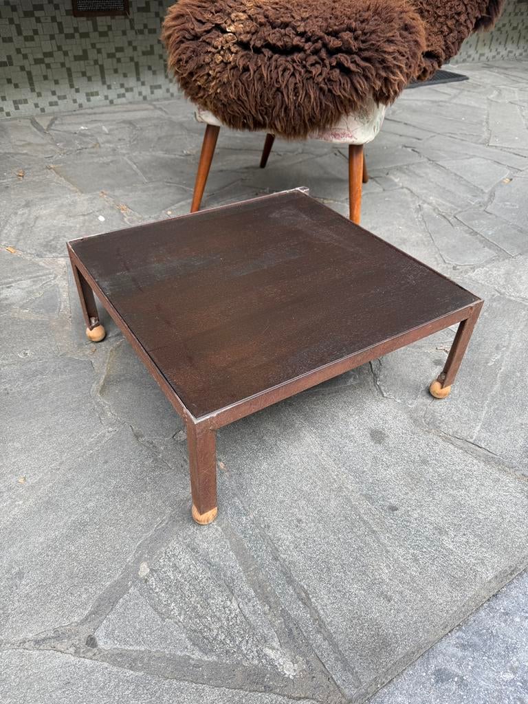 Vintage bijzettafel, plantentafel, salontafel, laag model, Ophalen