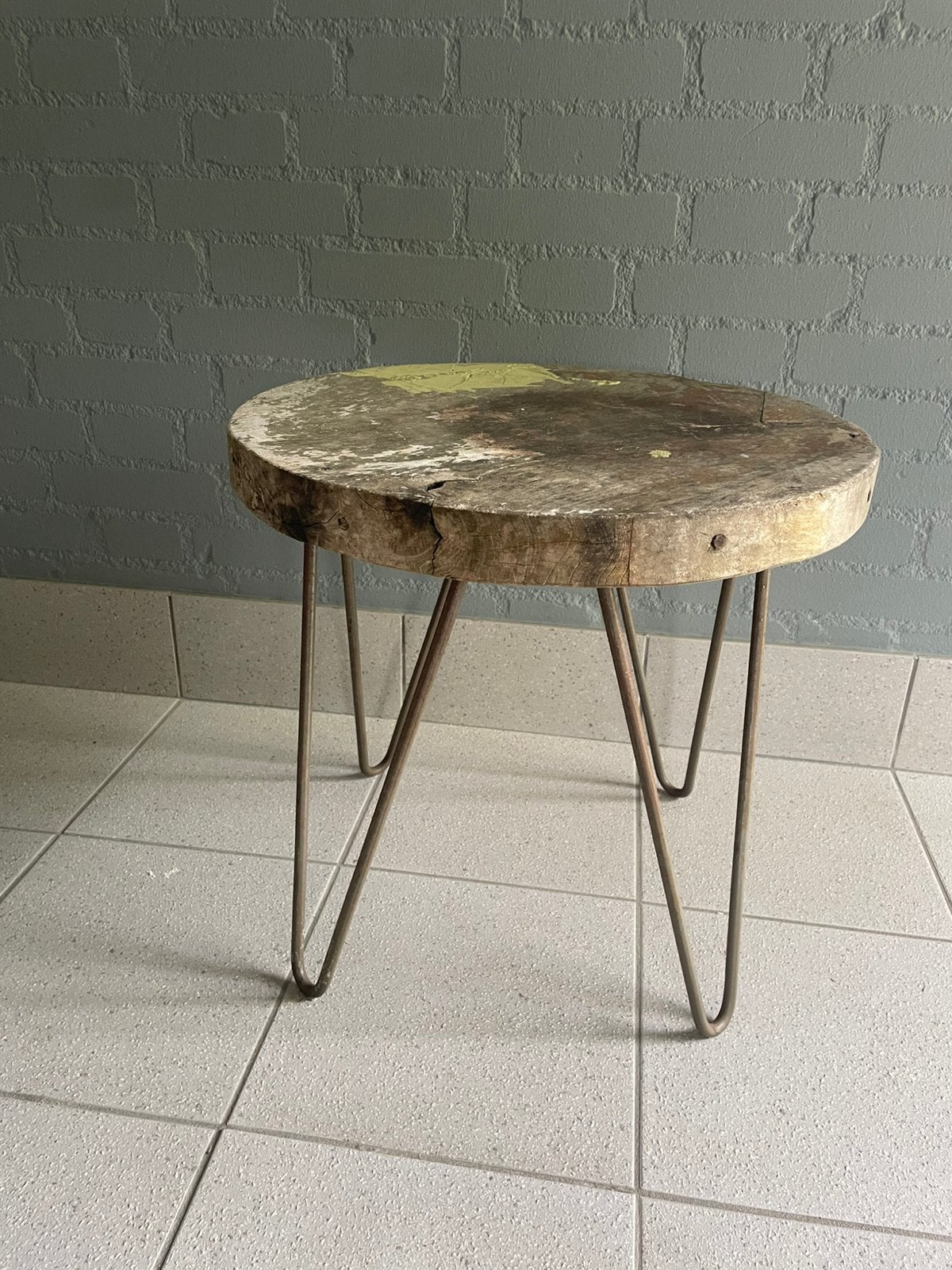 Zware kwaliteit industrieel bijzettafel, Ophalen, Minder dan 45 cm, Minder dan 55 cm, Gebruikt