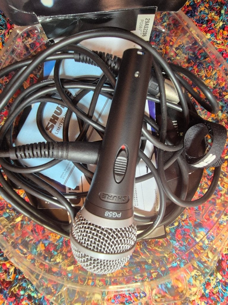 Shure Microfoon PG58-XLR, Ophalen, Gebruikt, Zangmicrofoon