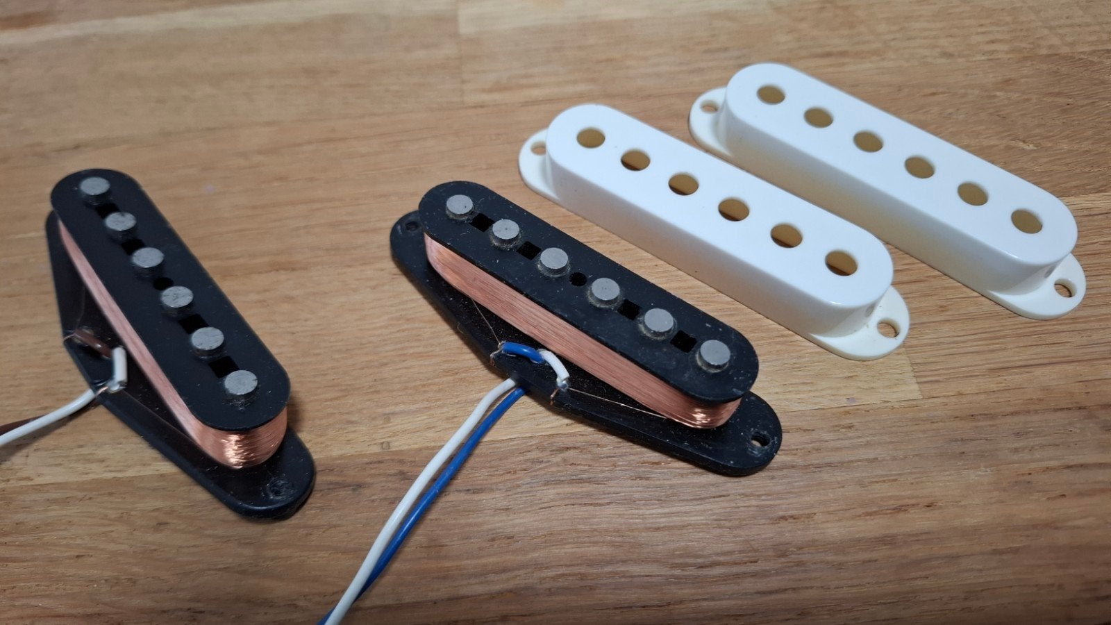 2 Pickups - Elementen Fender USA of Mexico?, Ophalen, Gebruikt, Elektrische gitaar