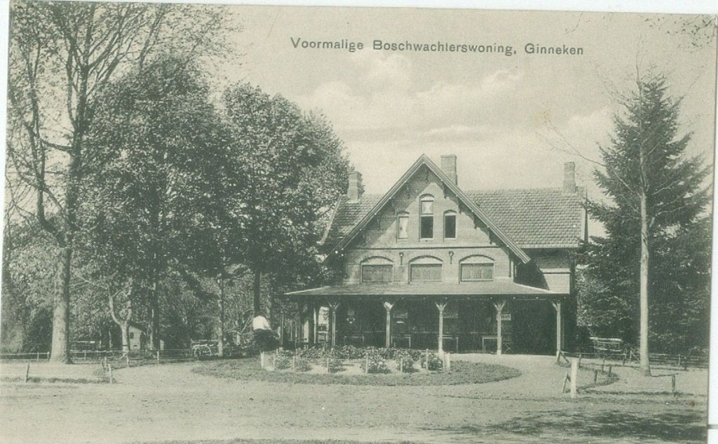 Ginneken 1914; Voormalige Boschwachterswoning - gelopen., Verzenden, Voor 1920, Noord-Brabant