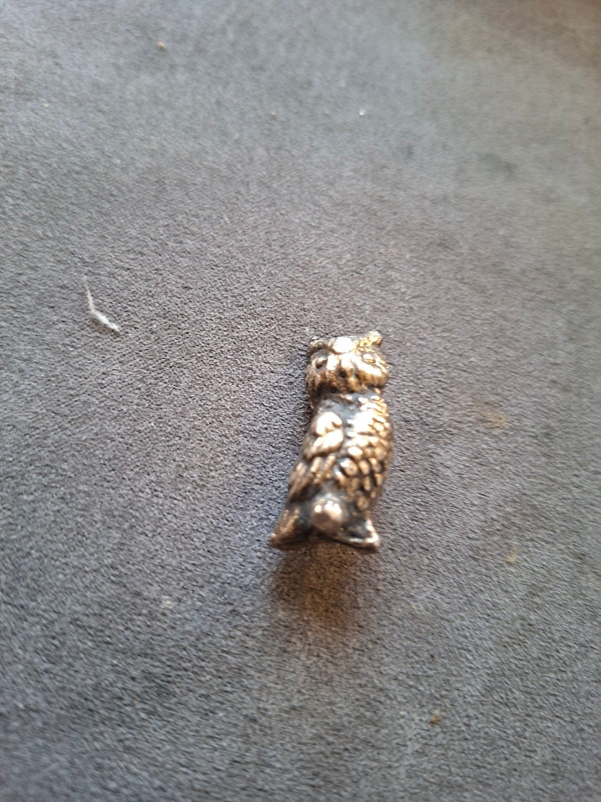Kleine metalen uil decoratie, Verzamelen, Ophalen of Verzenden, Zo goed als nieuw, Dier