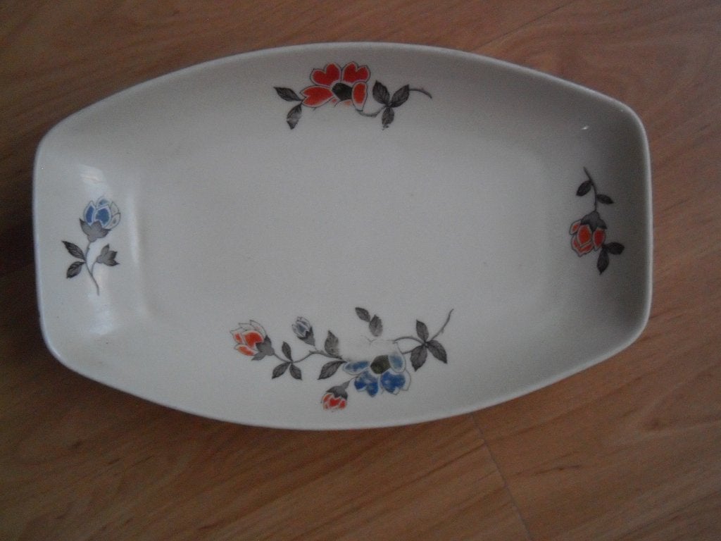 leuk Oud schaaltje met bloemetjes ivory, Antiek en Kunst, Ophalen of Verzenden
