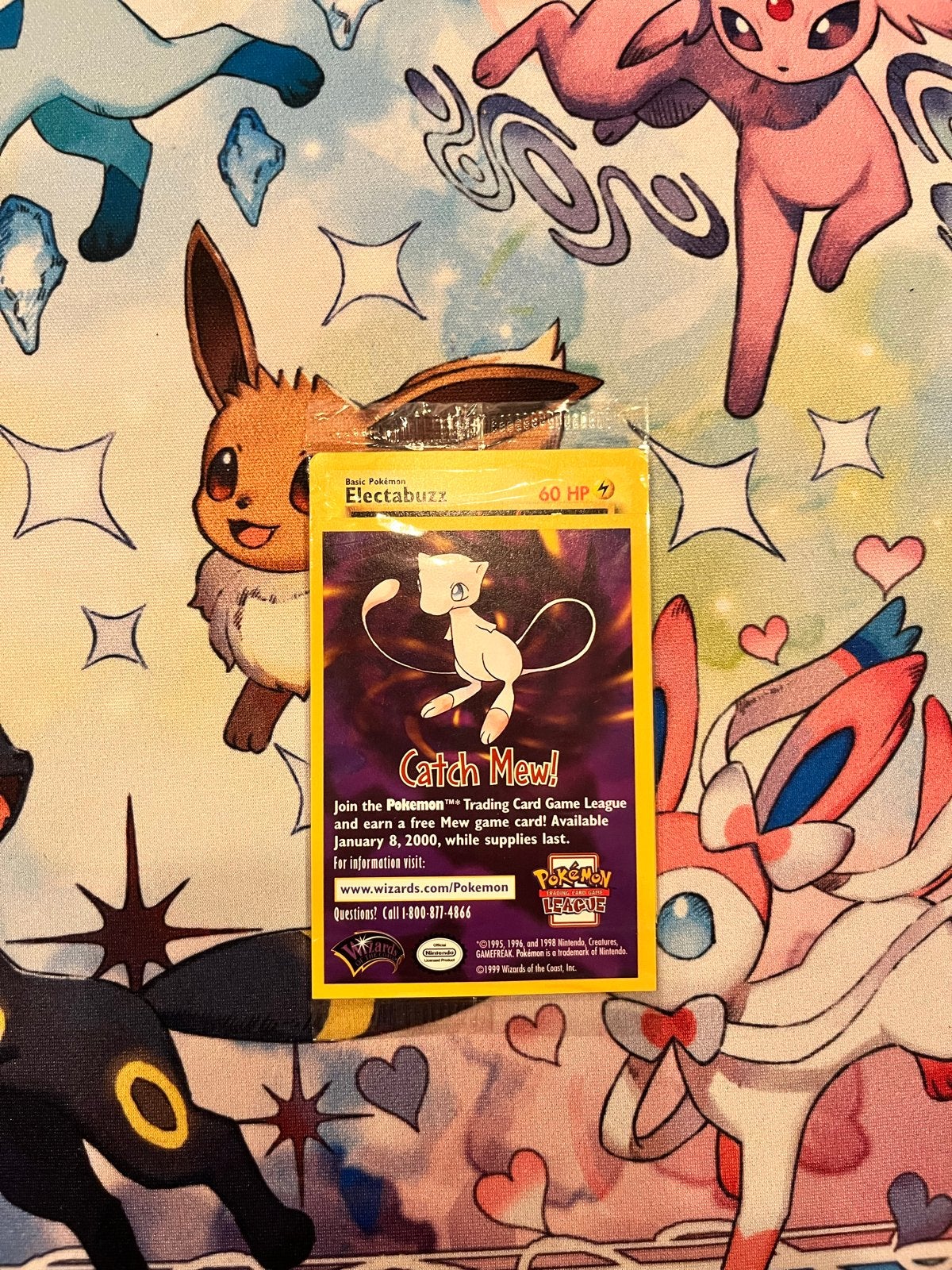 Electabuzz First Movie Promo Sealed Pokémon Kaart #2, Ophalen of Verzenden, Nieuw, Losse kaart