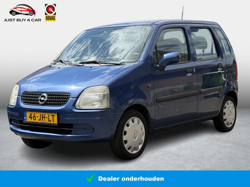 Opel Agila 1.2-16V Comfort / Airco / Recent onderhoud gehad, Voorwielaandrijving, Gebruikt, 31 €/maand, Met garantie (alle)