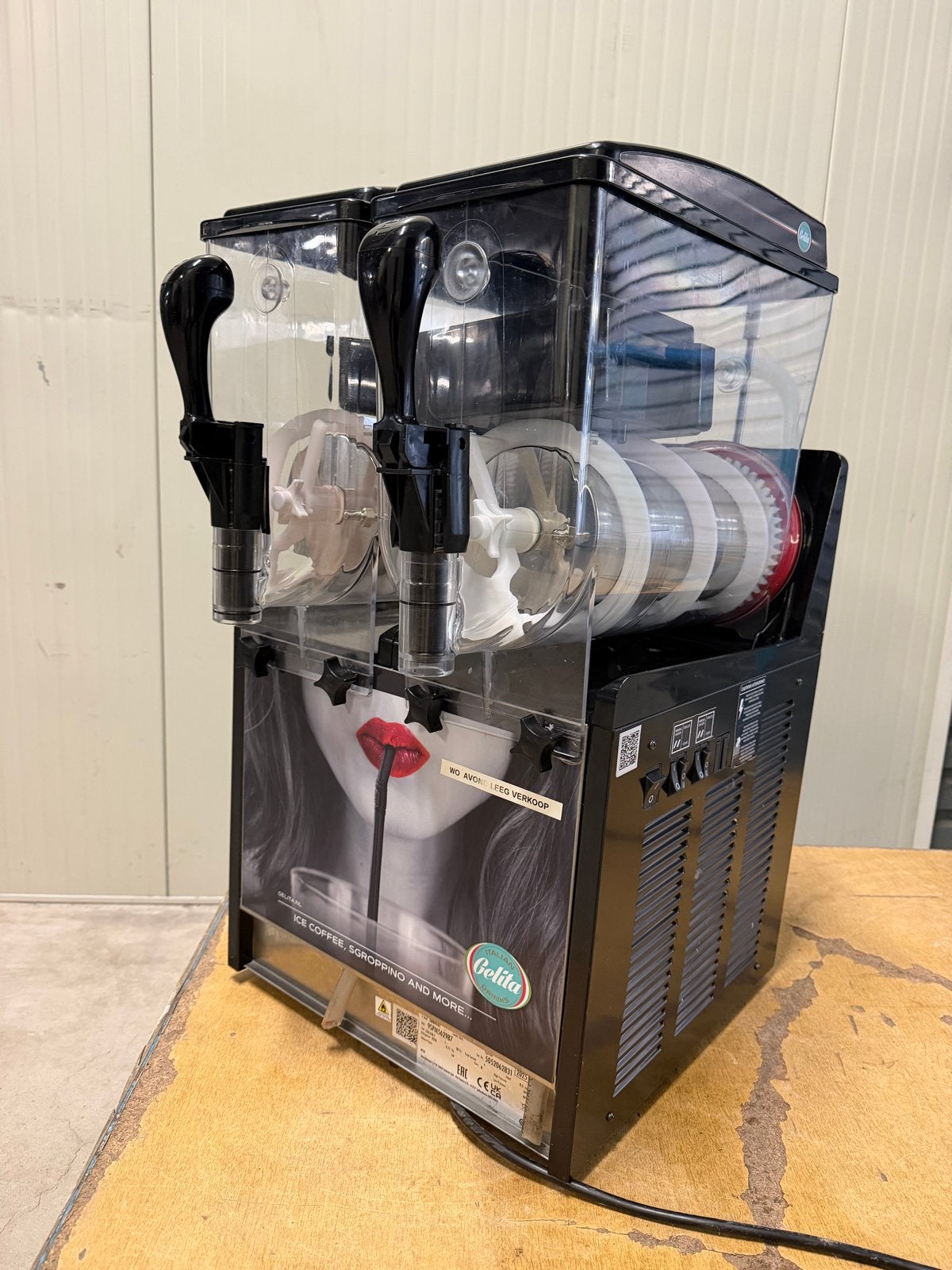 GELITA SORBYEVO2 Slushmachine ijskoffie - 2x10L - Nieuw, Ophalen of Verzenden, Gebruikt, Koelen en Vriezen