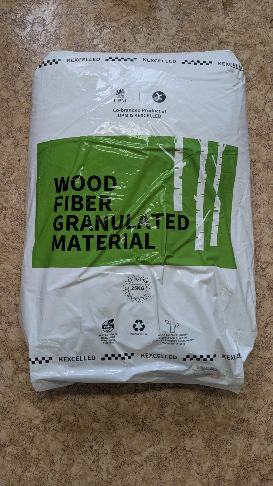 Wood Fiber Granulated Material - 25 KG 3D printen, Ophalen, Nieuw