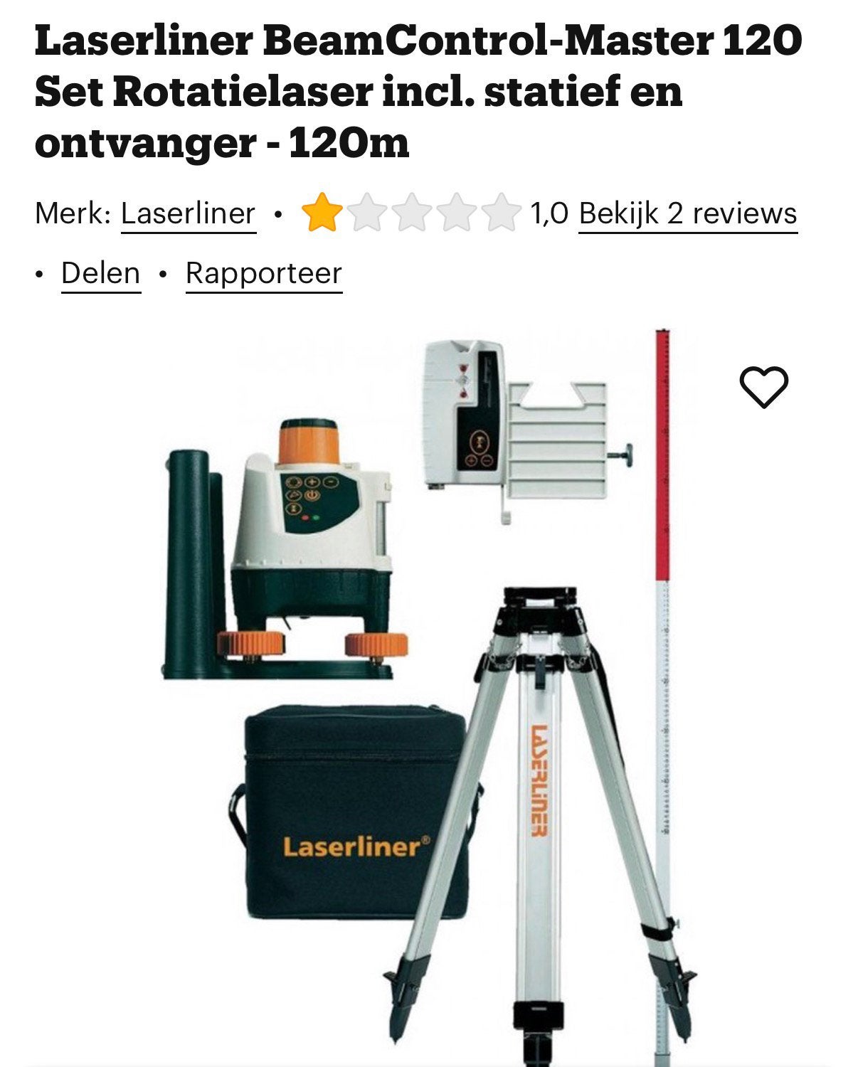 Laserliner nieuw, Ophalen, Zo goed als nieuw