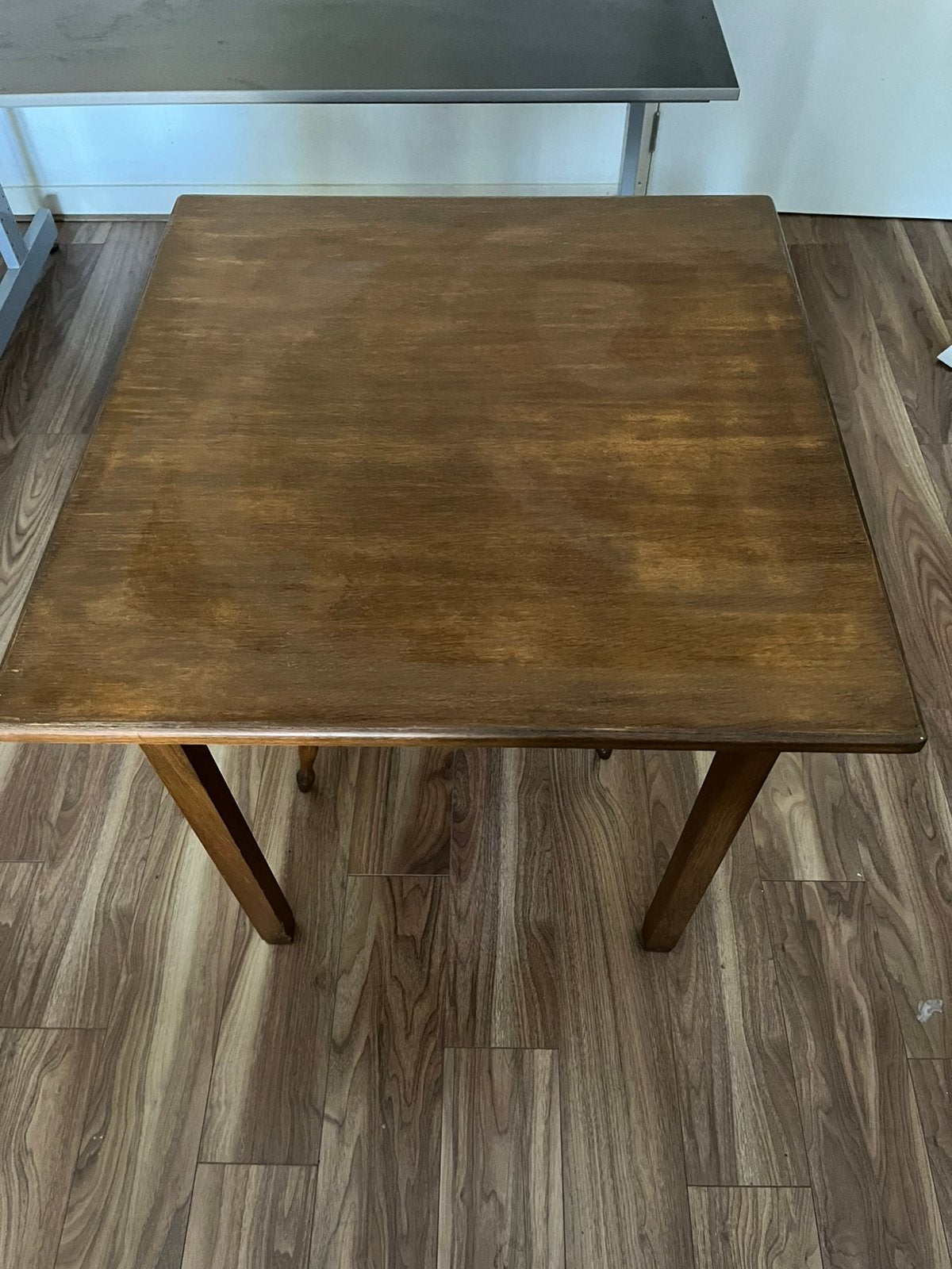 Vintage eettafel, Huis en Inrichting, Tafels | Eettafels, Ophalen, Gebruikt, Vierkant, 50 tot 100 cm
