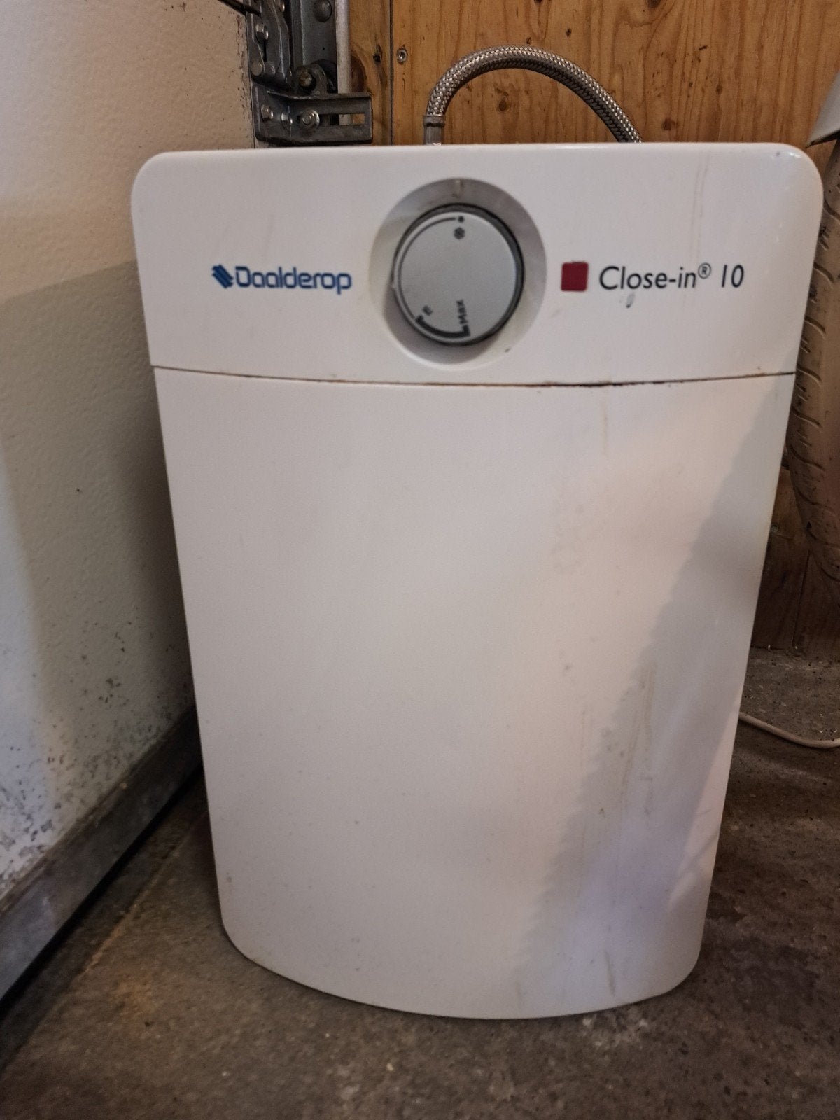 Daalderop Close-in 10 liter boiler, Ophalen, Gebruikt, Aardgas, Boiler