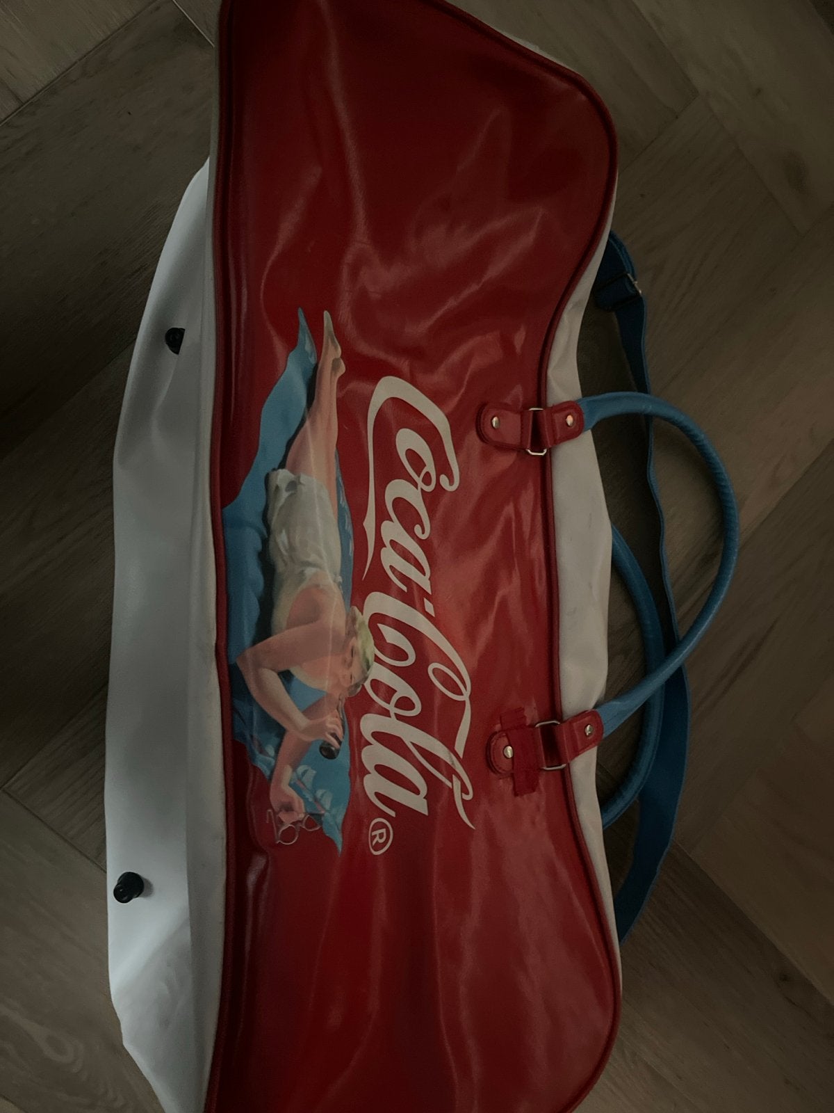 Retro Coca-Cola tas - Vintage stijl reistas, 40 tot 60 cm, 20 tot 30 cm, Ophalen of Verzenden, Rood