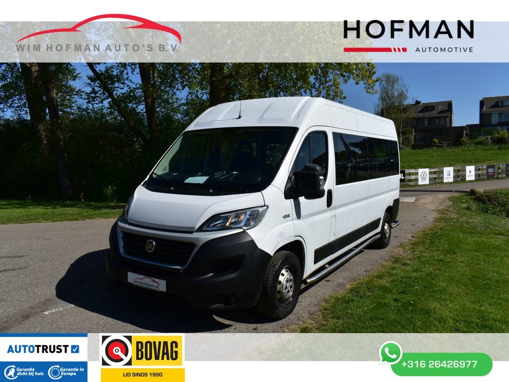 Fiat Fiat ducato Benzine-CNG L3h2 Airco 9 Pers schuifdeur re, 136 pk, Gebruikt, Euro 6, 2500 kg