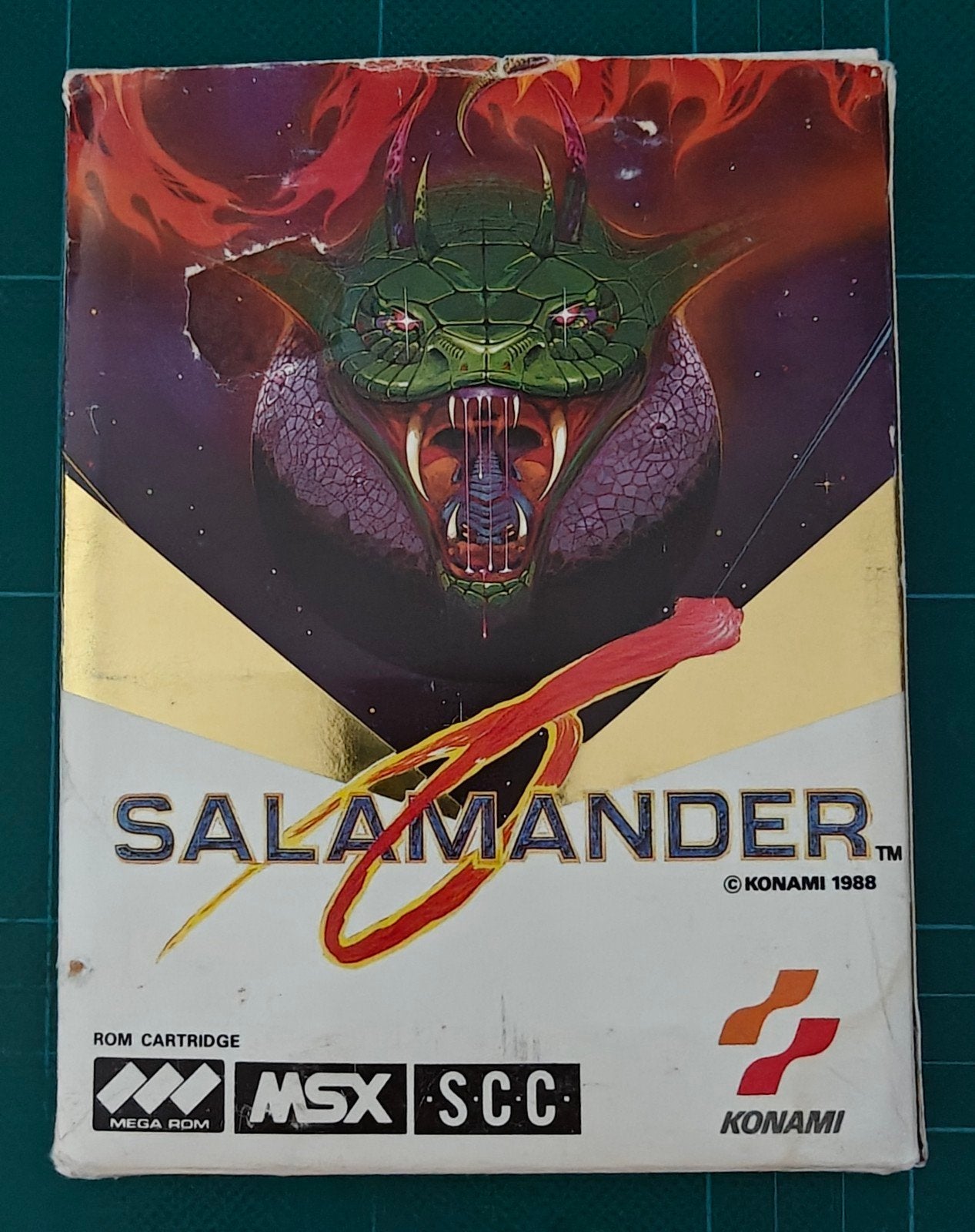 MSX Salamander RC758 - Konami CIB, Spelcomputers en Games, Games | Overige, Shooter, 2 spelers, Eén computer, Ophalen of Verzenden