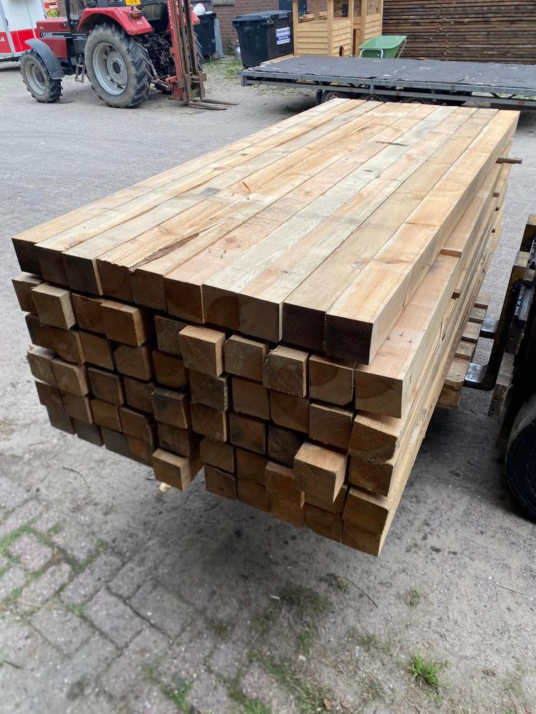 Overkapping palen en betonpoeren, Ophalen, Zo goed als nieuw, 250 cm of meer, Palen