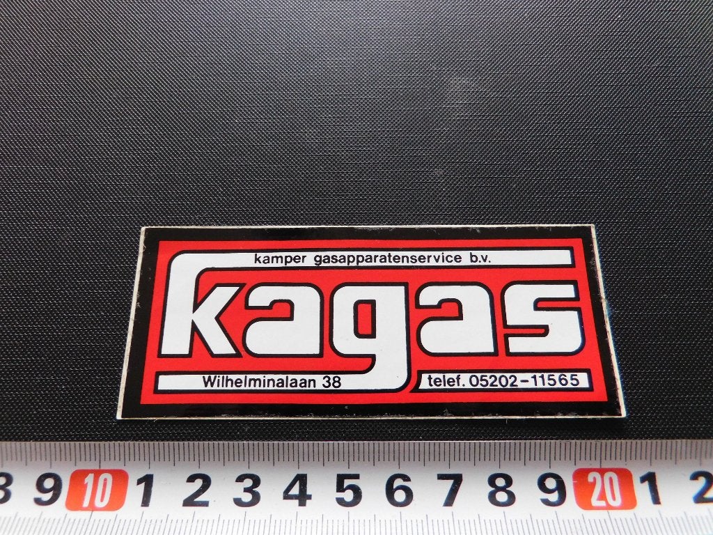sticker Kampen KAGAS Kamper gasapparatenservice bv, Ophalen, Zo goed als nieuw