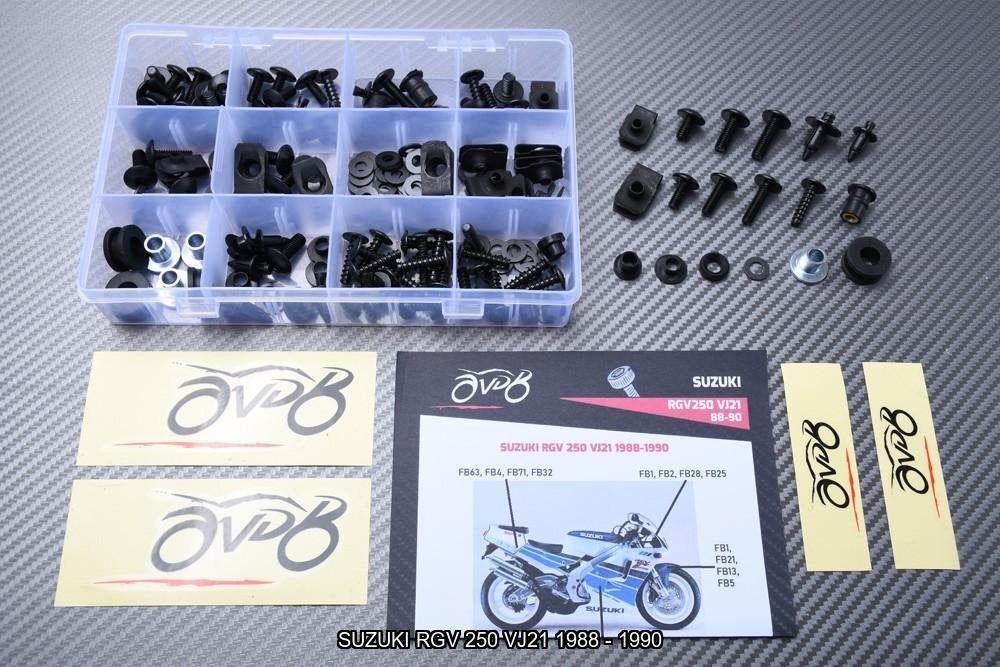 Kuip bouten set voor SUZUKI RGV 250 VJ21 1988 - 1990