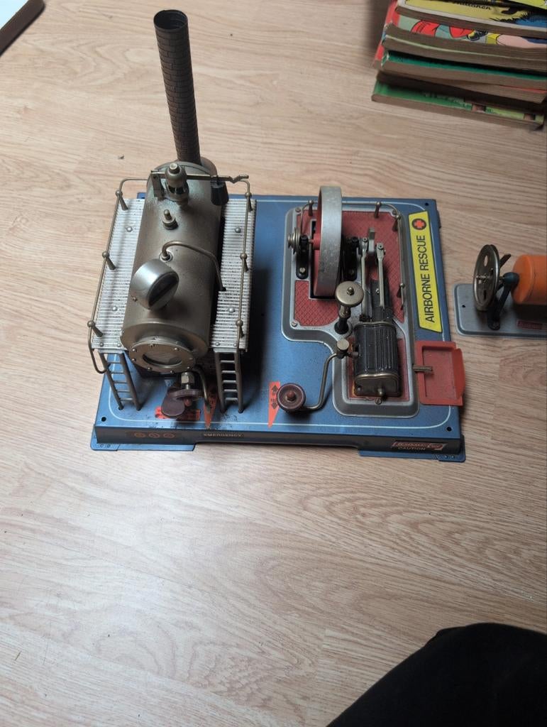 Wilesco D20 Stoommachine met Airborne Rescue, Ophalen of Verzenden, Gebruikt, Groter dan 1:32