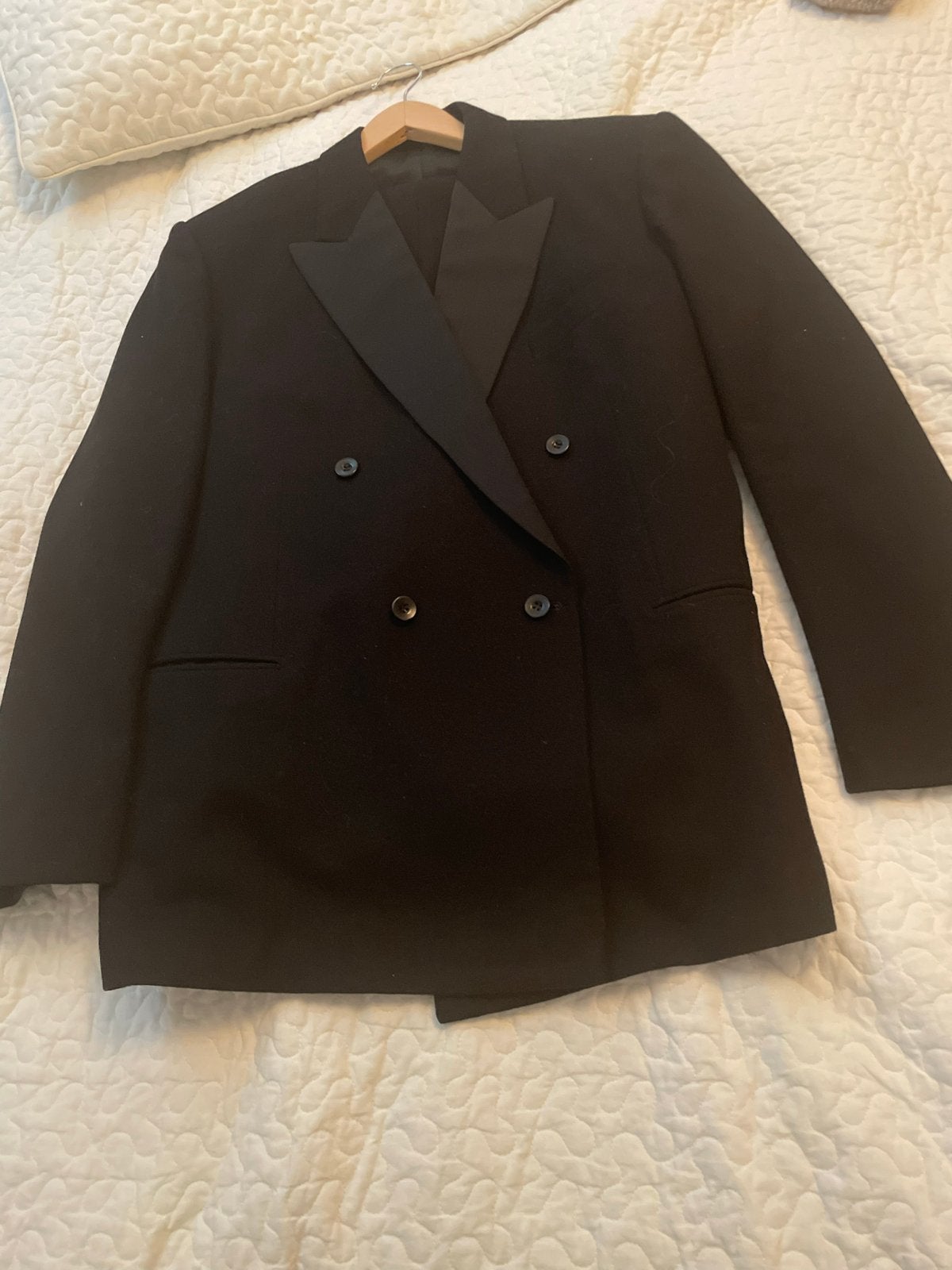 Peek & Cloppenburg Smokingpak Zwart - Maat L, Kleding | Heren, Kostuums en Colberts, Verzenden, Zo goed als nieuw, Maat 52/54 (L)