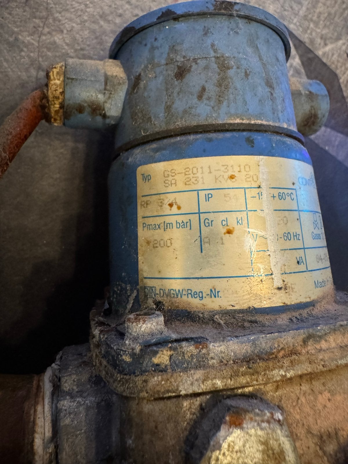 Klasse 1 Magneetgasklep Johnson Controls + Drukregelaar, Gebruikt, Minder dan 30 cm, Verzenden, Overige typen