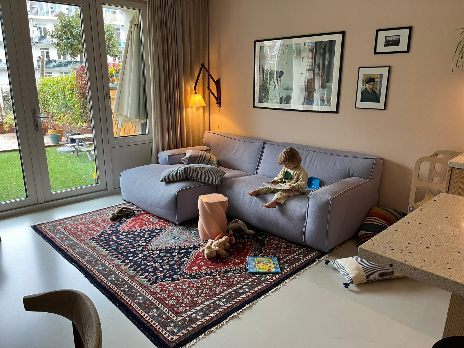 Prachtig Perzisch tapijt 250x200, Ophalen, Blauw, 200 cm of meer, Zo goed als nieuw