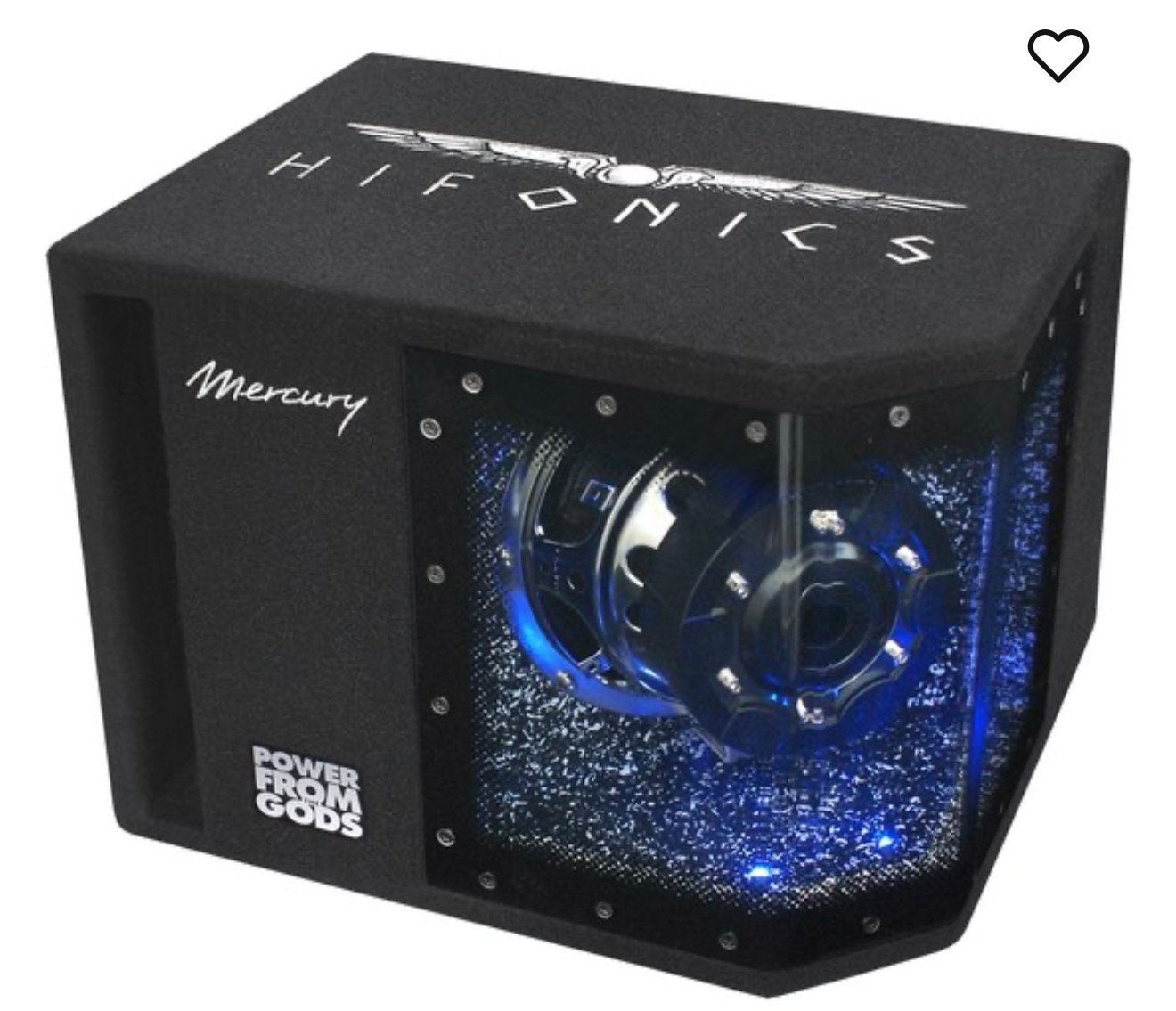 Hifonics Mercury MR8BP 8 inch Bandpass Subwoofer met LED, Ophalen of Verzenden, Zo goed als nieuw