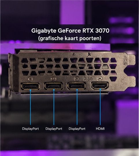 Foto 9 van Witte Gaming PC | RTX 3070 | i5-10600K | 16GB RAM | RGB