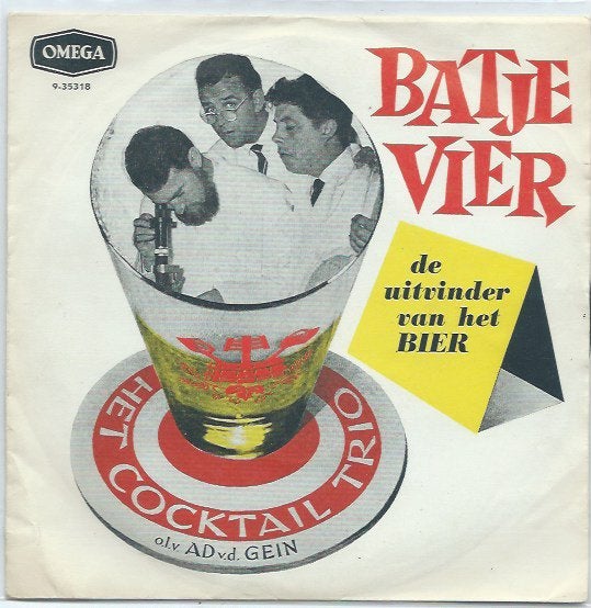 Het Cocktail Trio- Batje Vier, Verzenden, 7 inch, Zo goed als nieuw, Levenslied of Smartlap