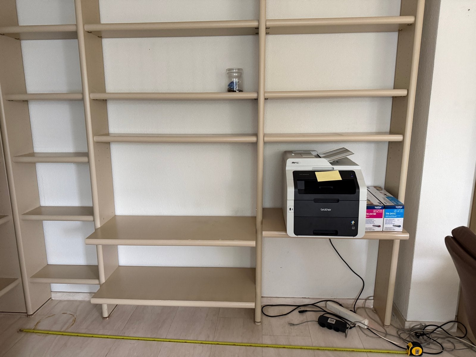 Banzbord kastenwand met bureau, diverse dieptes, Ophalen, Met plank(en), Gebruikt, 200 cm of meer