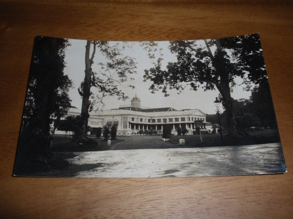 Fotokaart Ned Indie Paleis, Verzamelen, Verzenden, 1920 tot 1940, Ongelopen, Buiten Europa