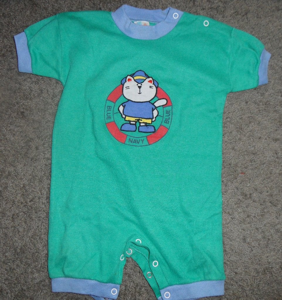 Leuk groen pakje, maat 80, Kinderen en Baby's, Babykleding | Maat 80, C&A, Ophalen of Verzenden, Zo goed als nieuw, Pakje