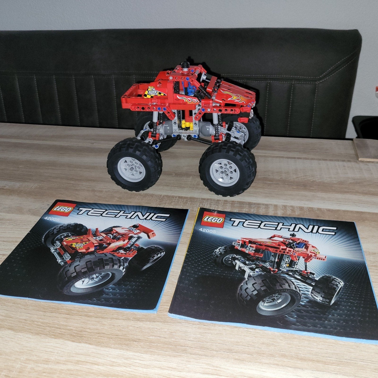 Lego Technic Monster Truck 42005 met handleiding, Kinderen en Baby's, Speelgoed | Bouwstenen, Ophalen of Verzenden