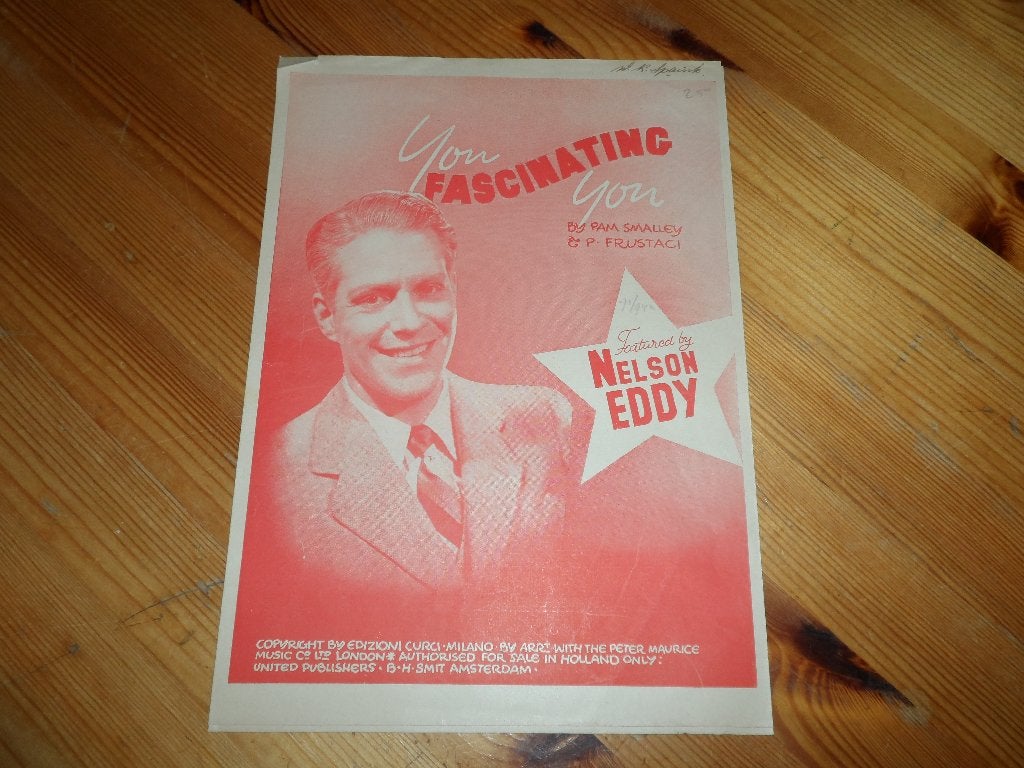 You fascinating you - p. Frustaci - eddy nelson, Muziek en Instrumenten, Gebruikt, Gitaar, Ophalen of Verzenden, Artiest of Componist