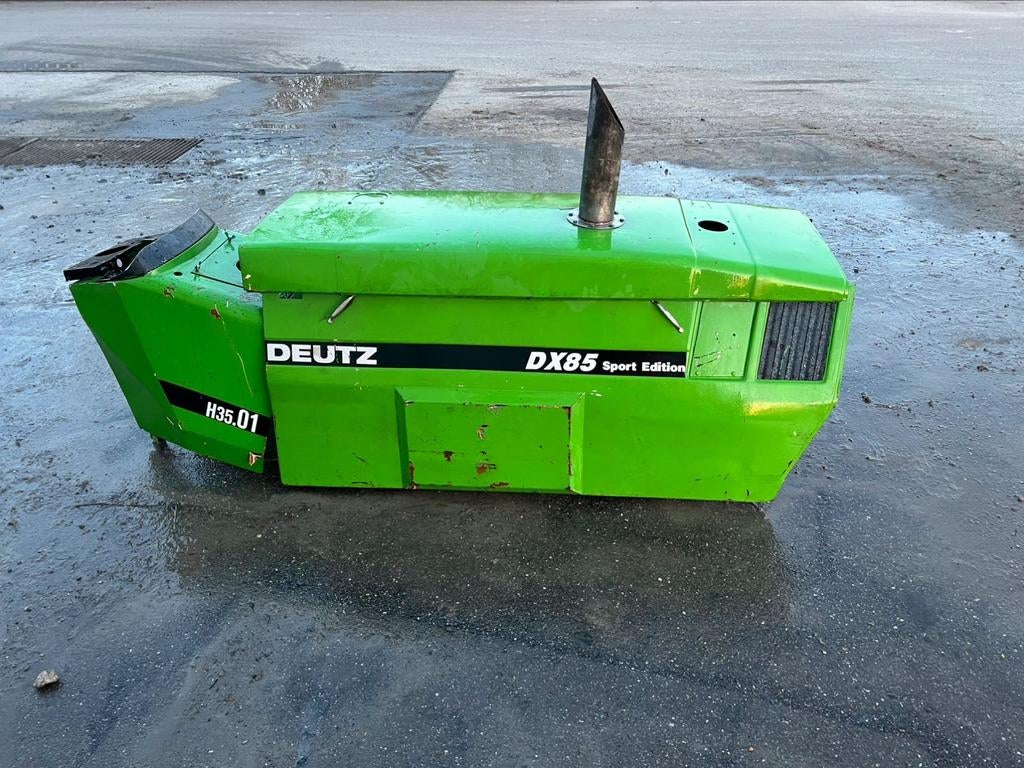 Deutz dx motorkap plaatwerk, Ophalen
