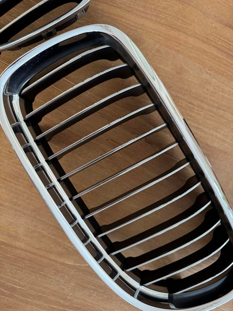 BMW Nierengrille Set - Chroom/Zwart, Verzenden, Gebruikt, BMW