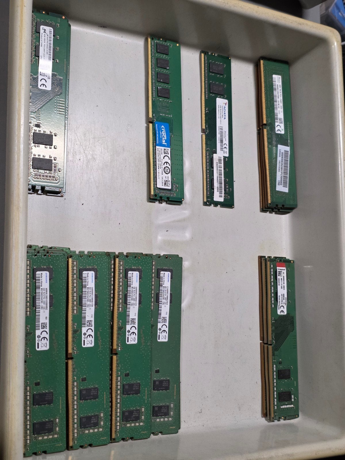 Verschillende merken 4gb pc4 ddr4 2400t pc ram geheugen, Computers en Software, Gebruikt, ., DDR4, Ophalen of Verzenden